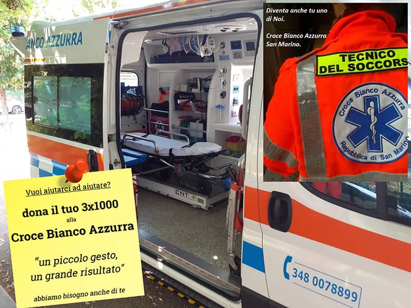 Croce Bianco Azzurra propone servizi di trasporto in ambulanza, nazionale ed estero